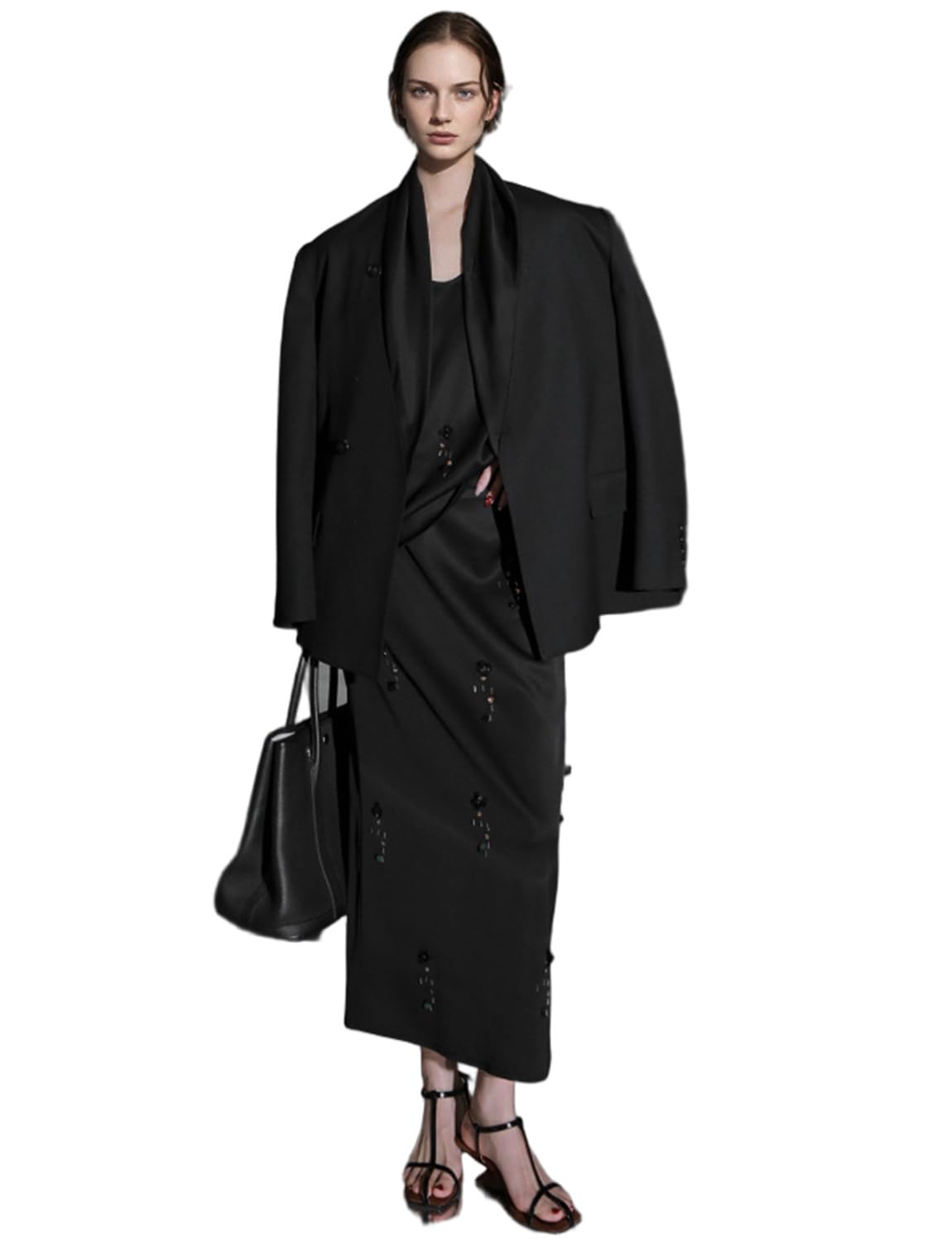 Womens Work Daily Suit Blazer Shawl Lapel Tuxedos Coat Formal Party Jacket