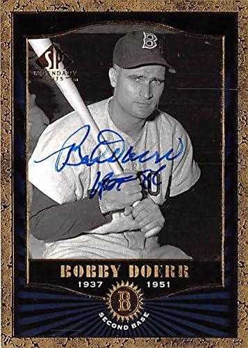 Autograph Warehouse 344472 Bobby Doerr Autographed Baseball Card - Boston Red Sox 2001 Upper Deck Legendary Cuts No. 62 Inscribed HOF 86