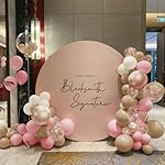 Boho Balloon Garland Arch Kit, 156Pcs Dusty Pink Pastel Brown Metallic Champagne Gold White Balloons for Wedding Baby Bridal Shower Engagement Anniversary Birthday Decorations - Image 5
