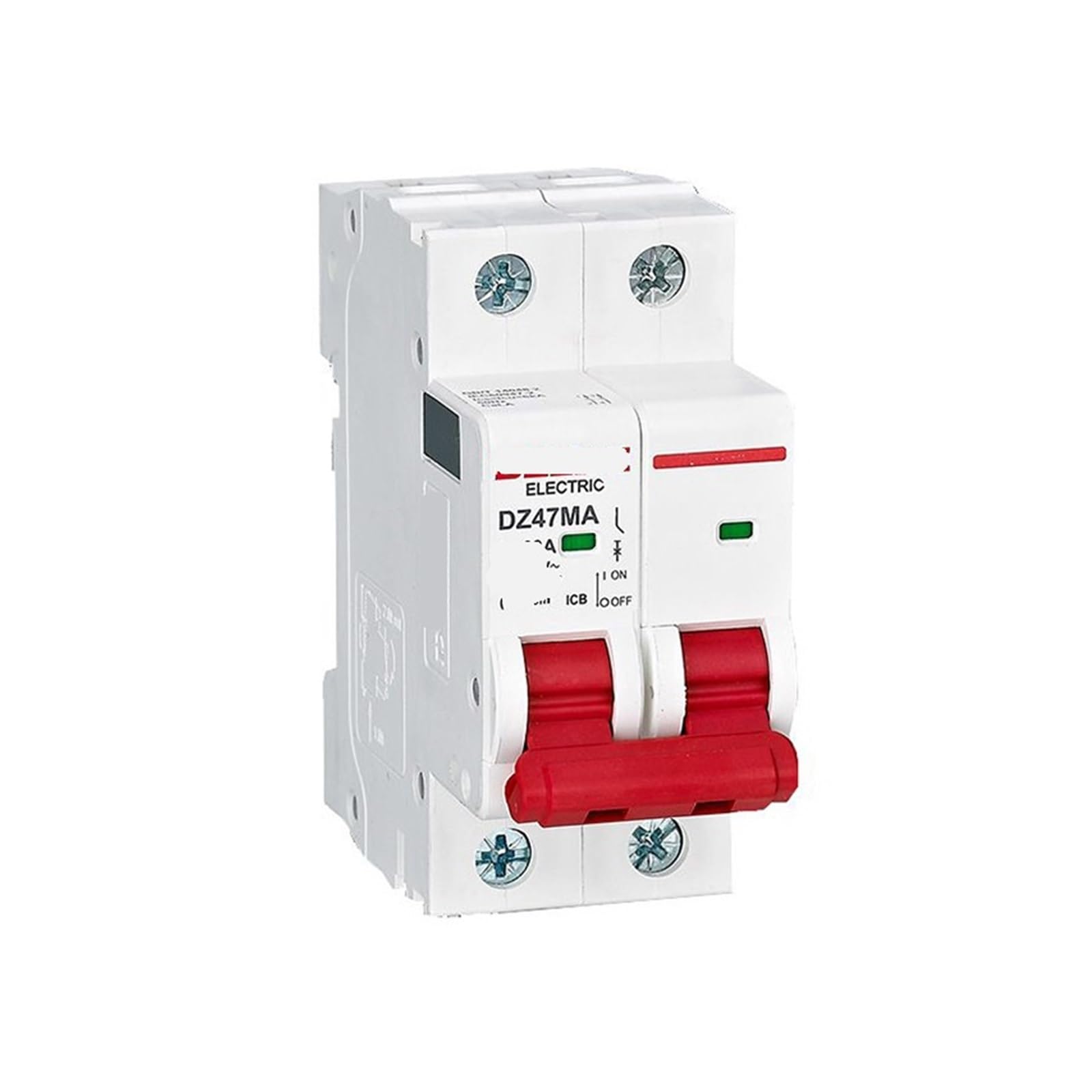 Interruttore magnetotermico elettrico DZ47MA 6kA Tipo C 2P 10A |