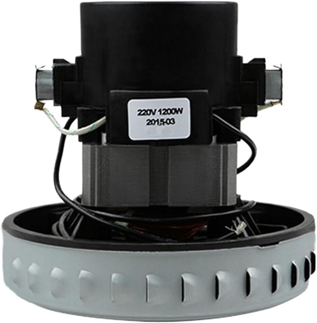 And Wet Vacuum Cleaner Motor 1200W Two Wheels Black Aluminum