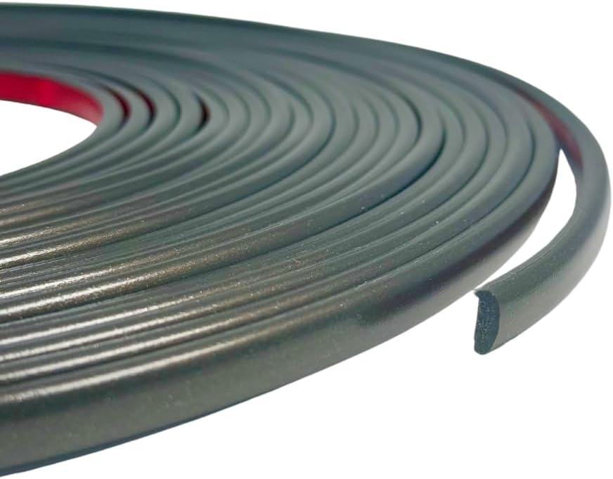 Color Trim 5/16" x 50' L-Shaped Door Edge Guard Molding Trim for Cars, Trucks, and SUVS - Match Your Vehicles Paint Code! (20- Super Black)