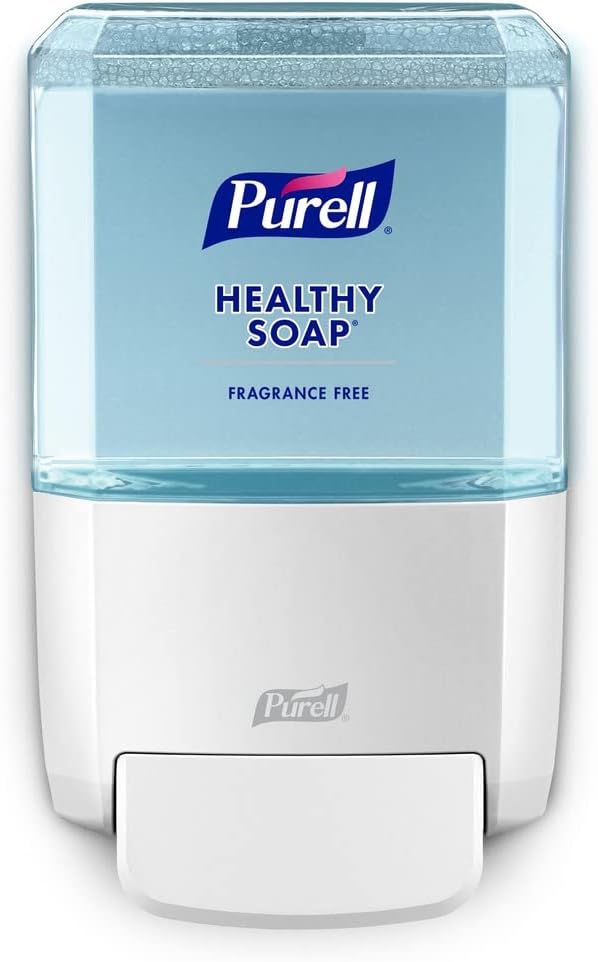 PURELL® ES4 Soap/Sanitizer Dispenser, 11.4"" x 4.9"" x 8.2"", White (503001)
