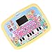 Fdit French Learning Tablet Interactive LED Screen Kids Early Education Toy for Fun Learning Experience, Plastic French Pad for Children Size: 18x24x2cm (Yellow)
