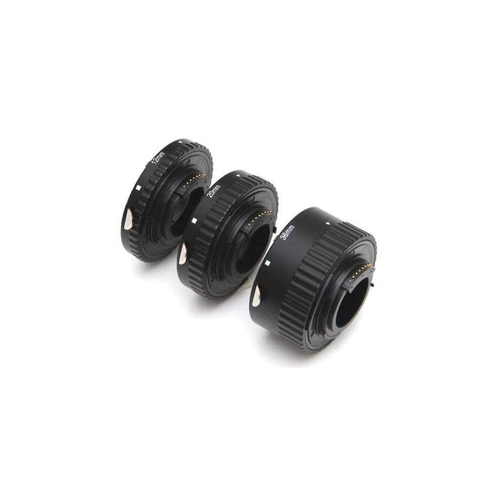 Meike MK-N-AF1-B - Juego de 3 anillos de extensión para cámara réflex Nikon