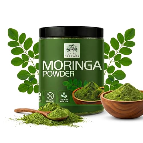 Image of Moringa Powder 200 gm Pure & Organic Drumstick Leaf Superfood | Rich in Vitamins & Minerals | Supports Immunity, Digestion & Energy | No Added Colors or Preservatives | Farm-Grown (200 gm)