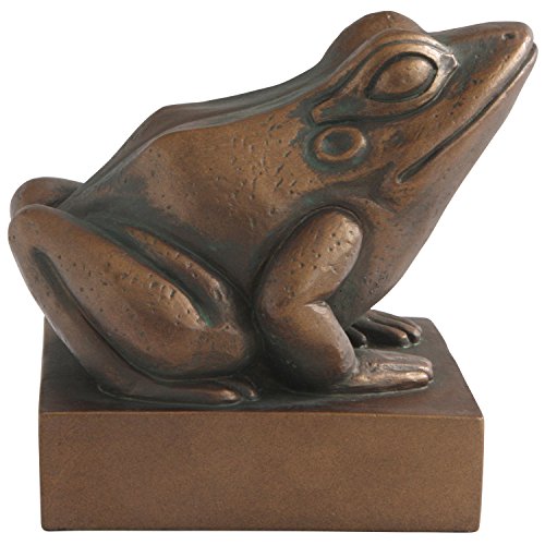 Estatua de la Diosa Rana Heket Egipcia Acabado Bronce miniatura 4