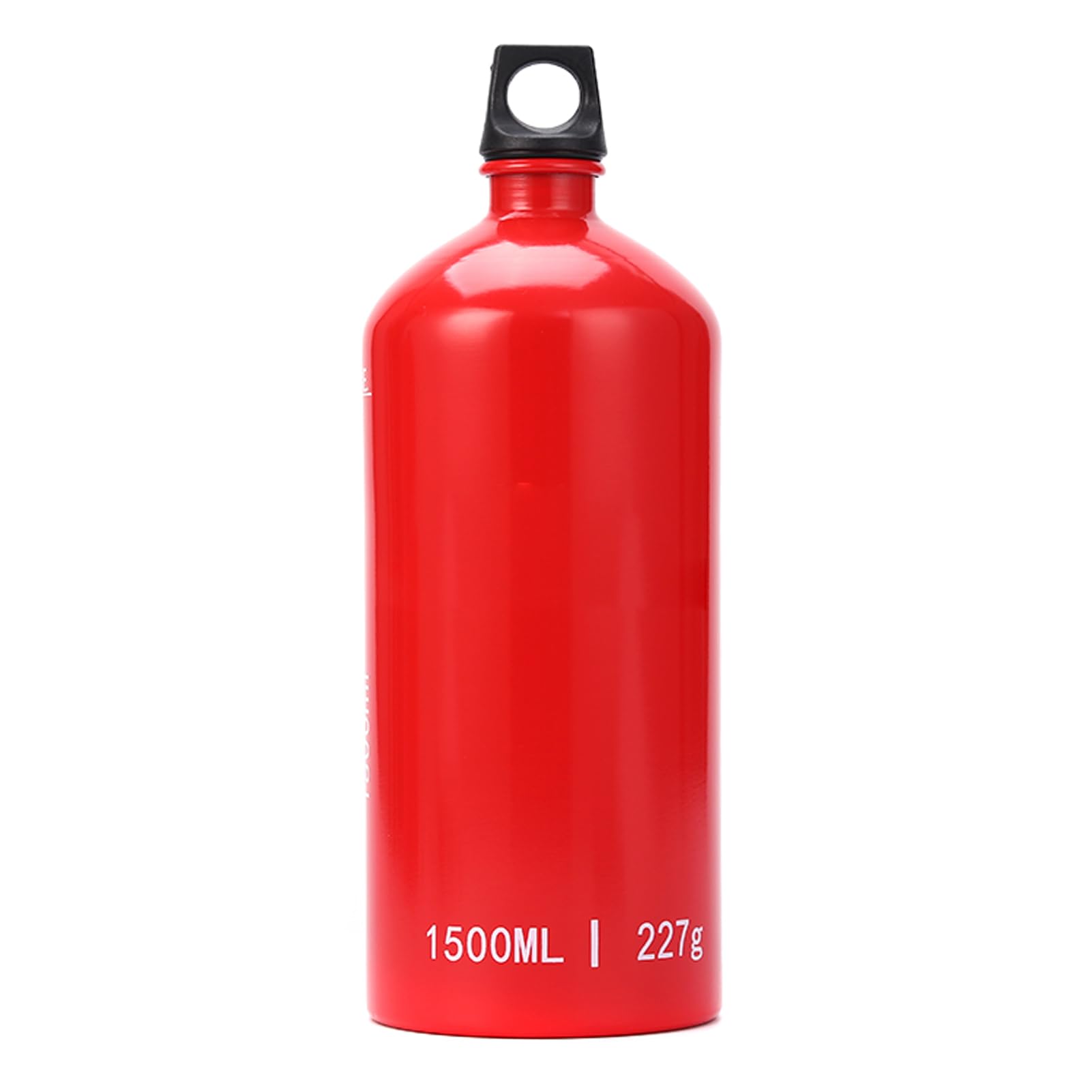 Ejoyous Botella de de Aluminio de 1,5 L, Botella de Gasolina, Bidón de Gasolina, Recipiente de con Tapa de Plástico y Asa de Transporte para Camping, Senderismo, Cocina Al Aire