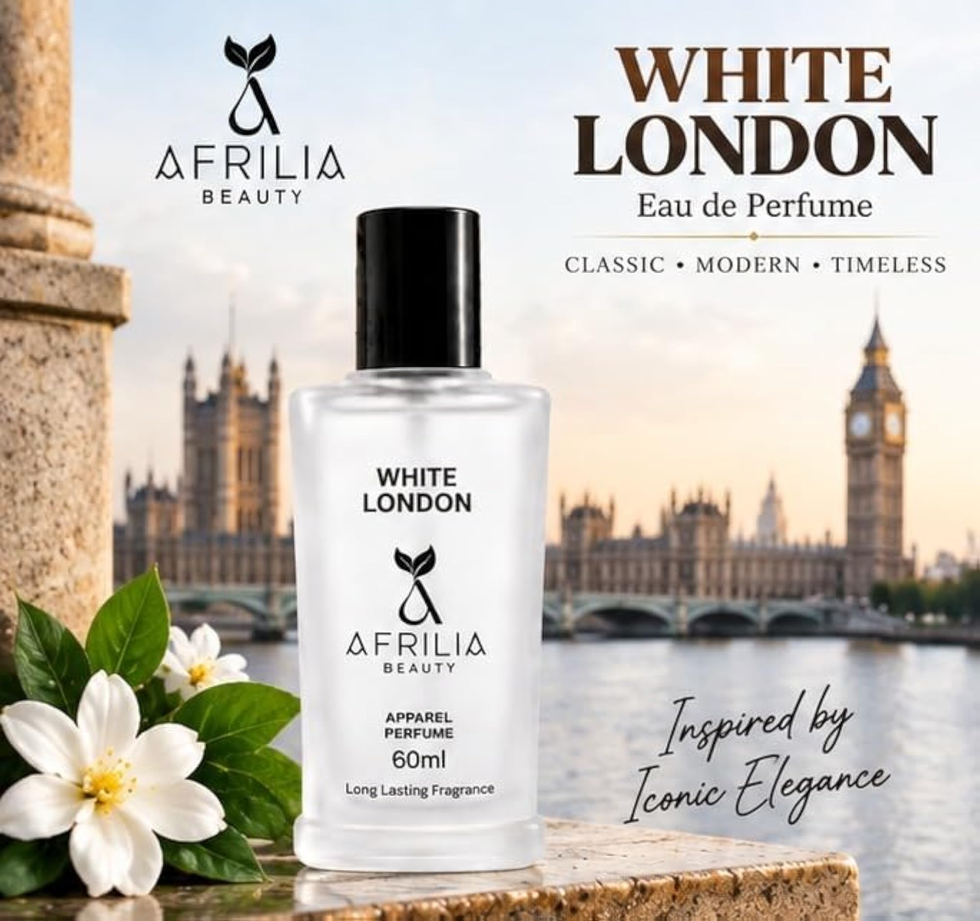 White London Eau De Parfum, 60ml for Daily Wear