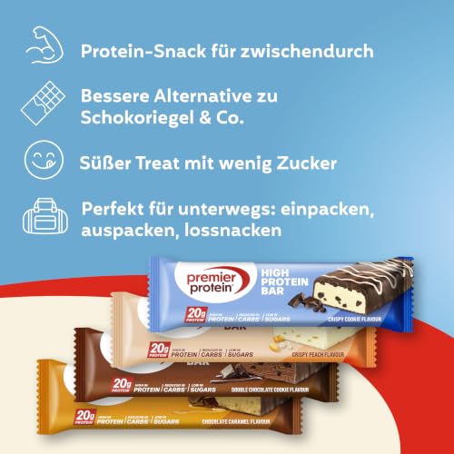 Premier Protein - High Protein Bar 50% - Multiflavourbox - 20x40g