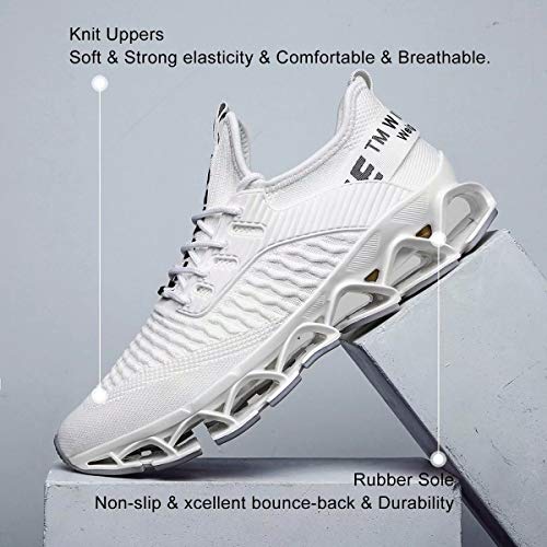 Image of Vooncosir Mens Running Shoes Breathable Walking Blade Non Slip Athletic Tennis Shoes Lightweight Fashion Sneakers