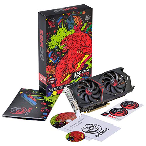 PLACA DE VIDEO AMD RADEON RX 570 4GB GDDR5 256 BITS DUAL-FAN GRAFFITI SERIES - PJRX570G5256