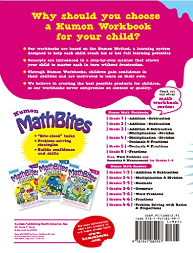 Kumon MathBites: Grade 3 Multiplication & Division -Bite-Sized Practice to Build Skills & Confidence - Image 2
