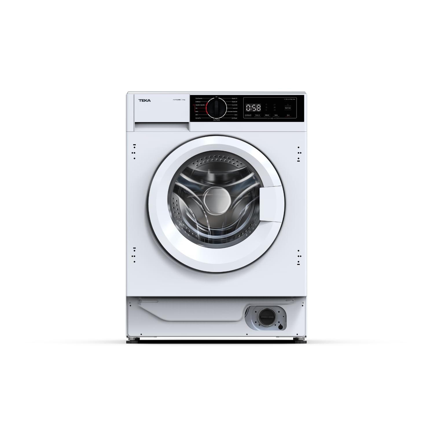 TEKA Lavadora Integrable, Motor BLDC, Pantalla LED, 9 kg, 15 Programas