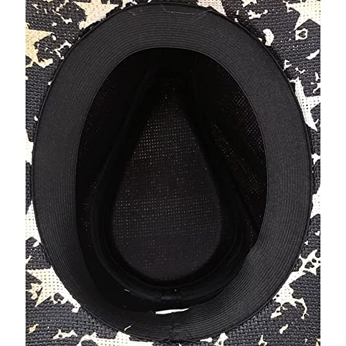 Image of SILVERFEVER Straw Cowboy Hat Cowgirl Hats Men Women Sun Hat Sombreros Vagueros Classic Western Accents Sombreros