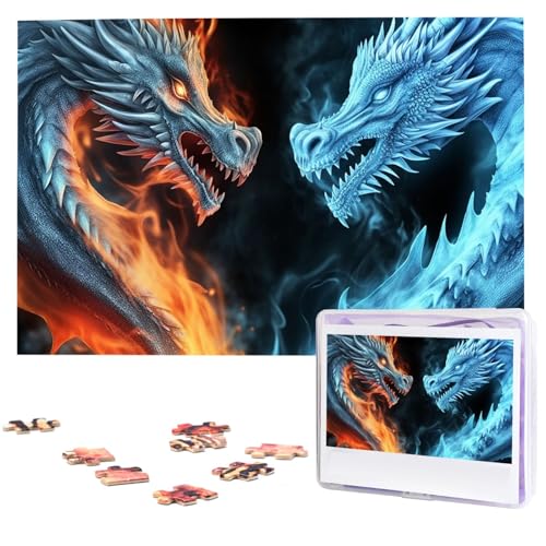 Puzzle en bois personnalisé 1000 pièces peinture artistique haut de gamme