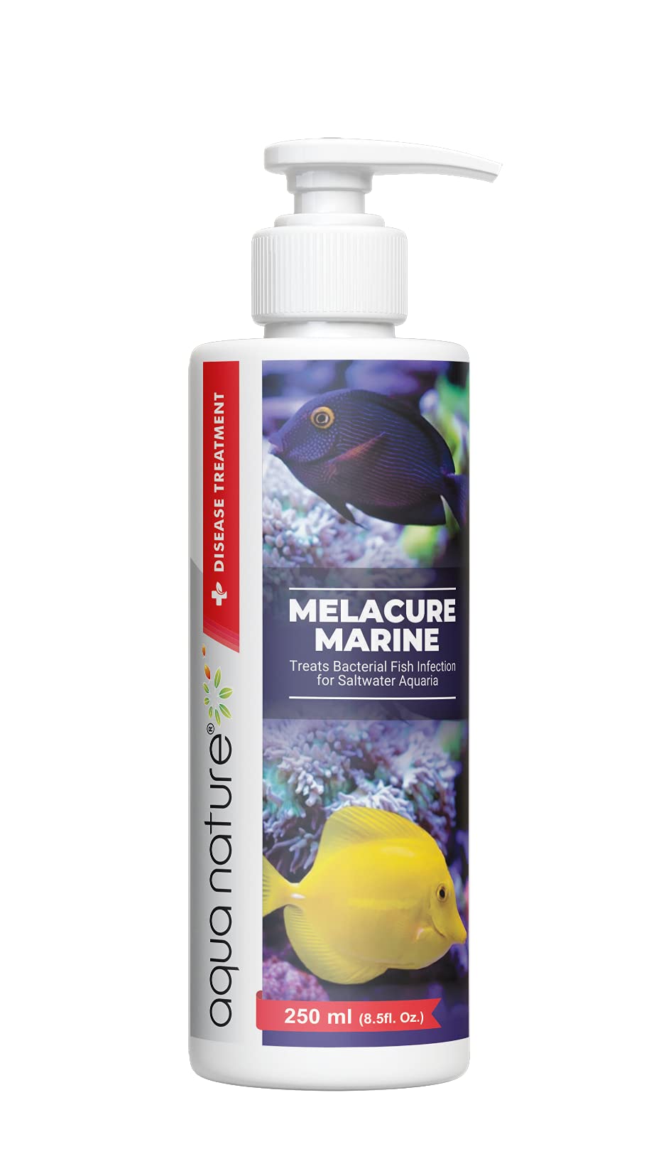 Melacure Marine Treats Bacterial Infections for Saltwater Aquaria (250ml)