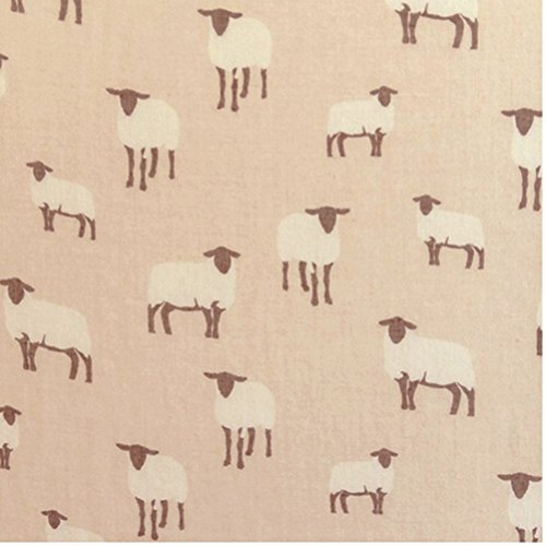 Xale feminino com estampa de ovelhas em tamanho grande da PIXNOR (bege)