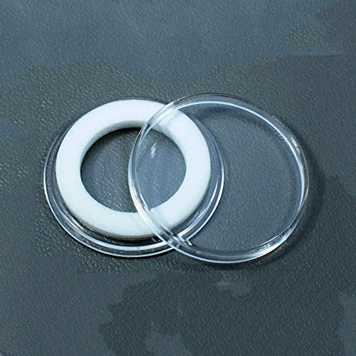 Air-tite cápsulas para monedas 22mm anillo blanco miniatura 1