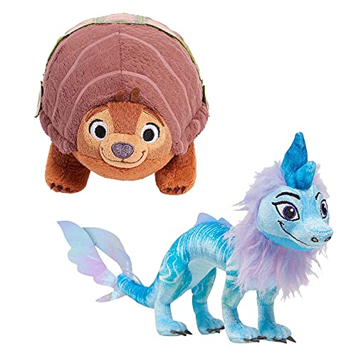 2pcs Sisu Dragon and Tuk Tuk , The Last Dragon Plush Toy Blue Dragon Stuffed Animals Plush Toys for Boys Girls Gift (Sisu &Tuk Tuk)