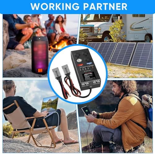 Boîte de distribution d'alimentation électrique pour le camping - 6