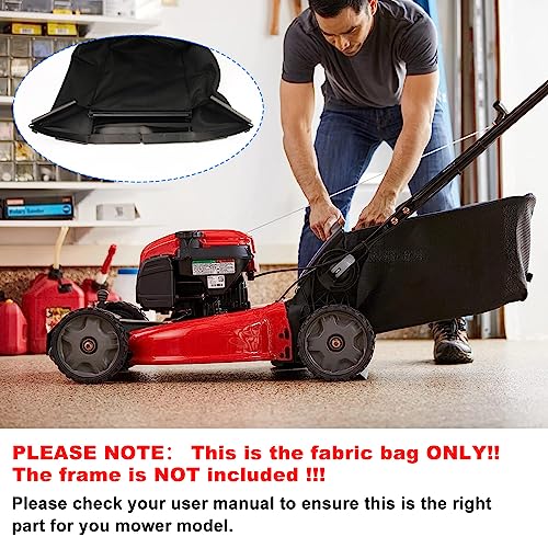 Lawnmower Grass Bag 964-04154A Fits Craftsman 21” Lawn Mower Bag Replacement Craftsman／MTD Lawn Mower 964-04154 - (NO Metal Frame) - Thumbnail 3