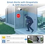 Wireless Security Camera System with 2TB HDD 8CH 4K NVR & 4X 2MP Night Vision WiFi Cameras - Expandable to 8 Cameras, Indoor/Outdoor Security, Motion Detection Alerts, H.265+ Encoding, 24/7 Recording - Image 5