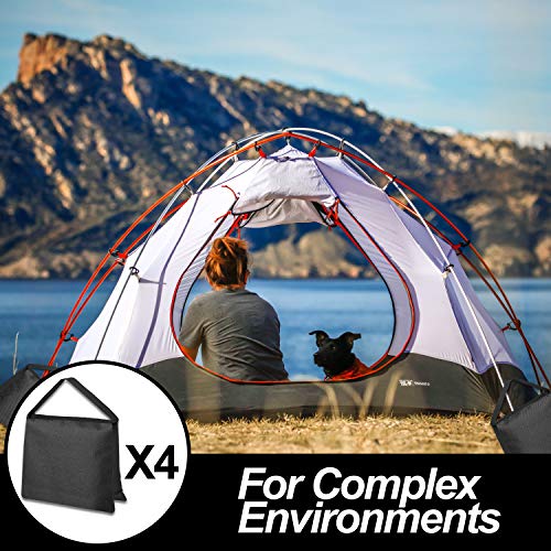 Emart Heavy Duty Sandbag Photo Studio Weight Bag Saddlebag Design For Photography Stand Light Stand Tripod, Outdoor Patio, Sports, Photo Sets, Film Sets, Live Productions -4 Packs Set #TOP6