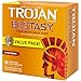 Trojan Ultra Ribbed Ecstasy Lubricated Condoms - 26 Count