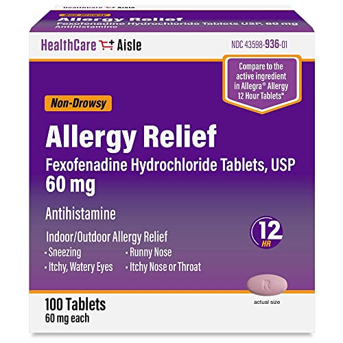 Image of HealthCareAisle Allergy Relief Fexofenadine Hydrochloride 60 mg
