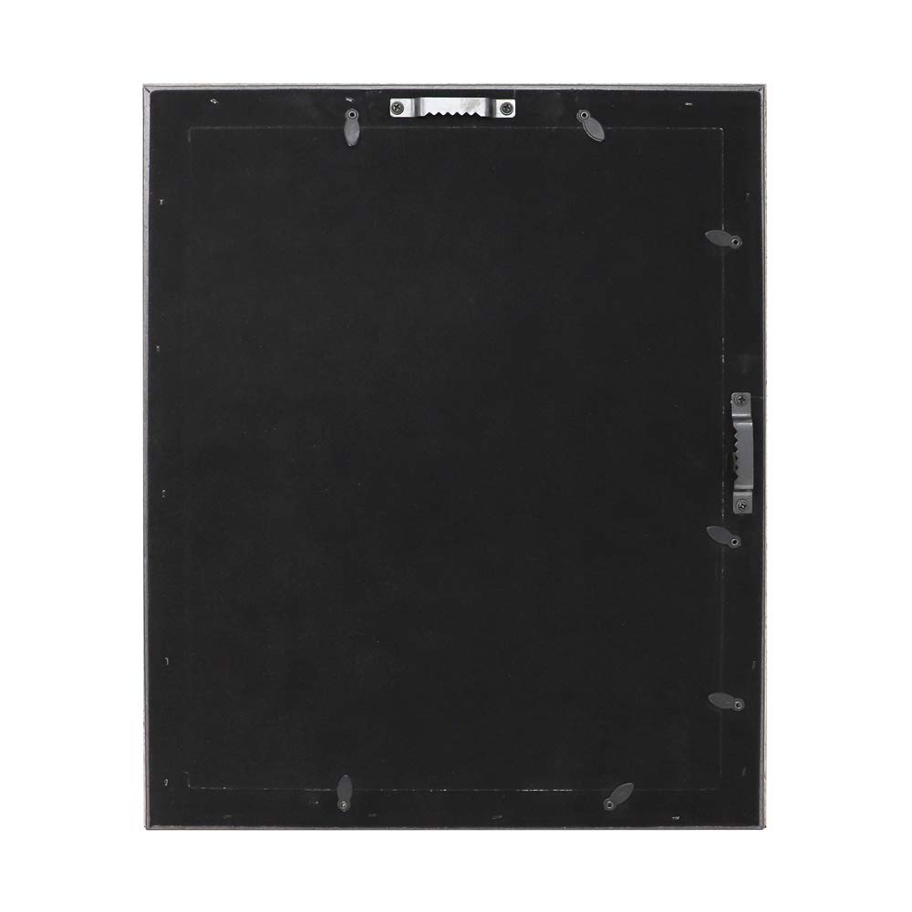 Isaac Jacobs Cornice Con Specchio E Passepartout 20x25 Cm - Argento Classico Per Foto E Quadri