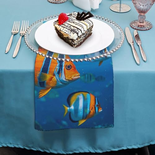 Servilletas de Tela Cuadradas Pack x4 47.5x47.5 cm Floral miniatura 4