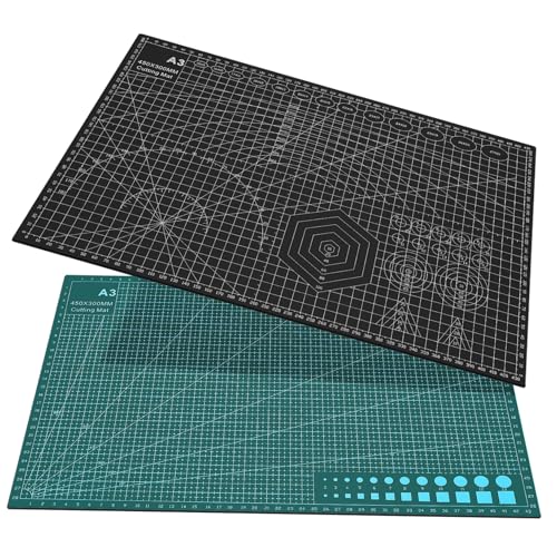 NAMOARLY Sewing Craft Mats Set Pcs Gridded Cutting Mats Fabric Cutting Pad for Patchwork Quilting Scrapbooking