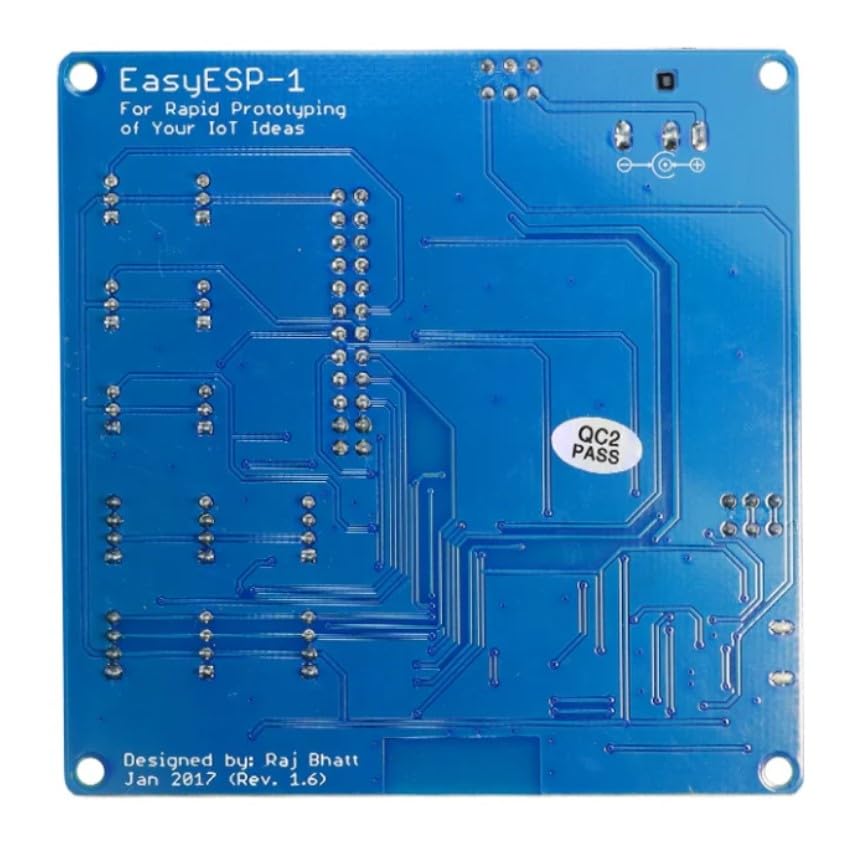 Image of Robocraze ELECROW EasyESP-1: Rapid Prototyping WiFi ESP8266 Experimenter Board - Easy Programming, GPIO Access, Breadboard