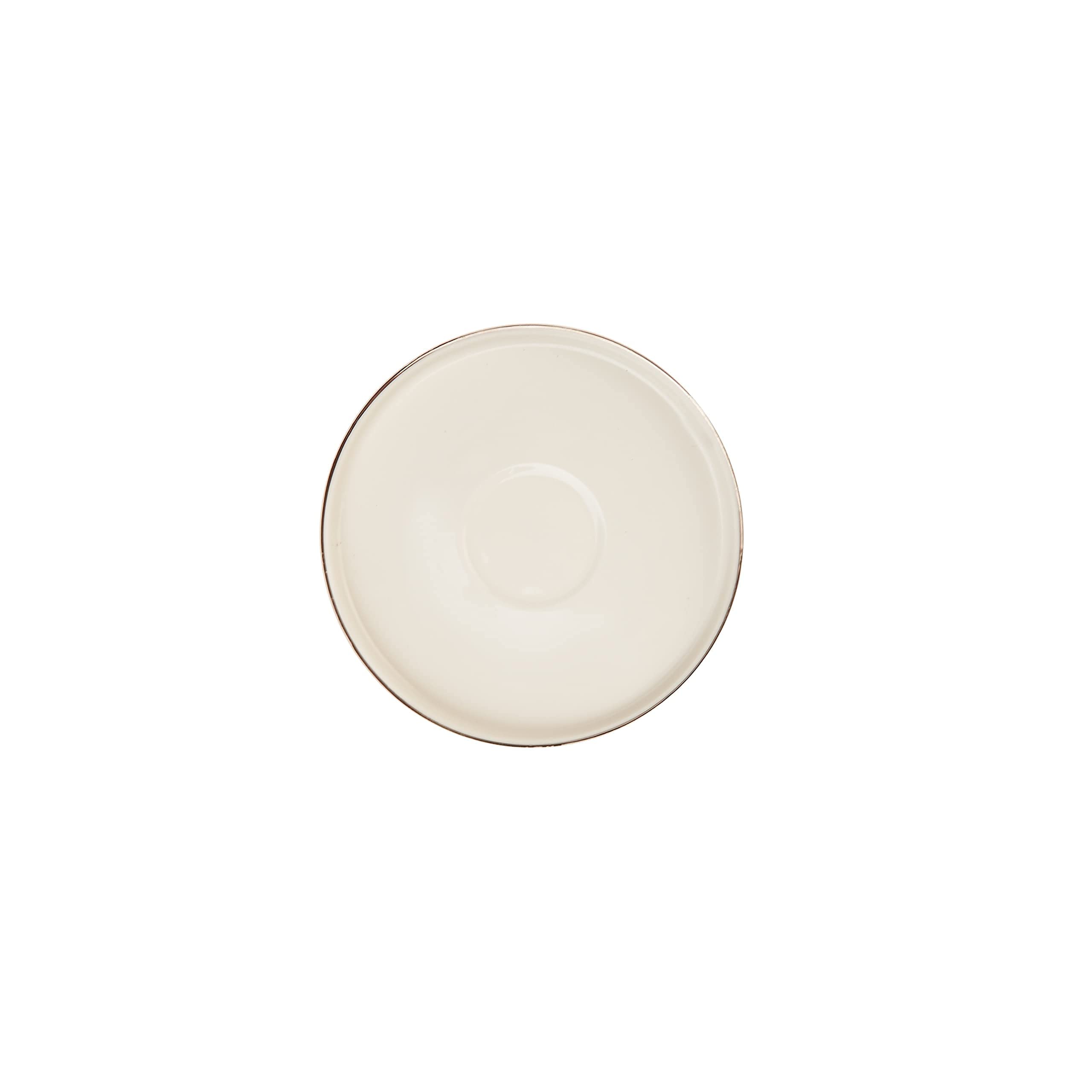 Karaca - Servizio da tè Saturn per 6 persone, 90 ml, in porcellana, per caffè, tè, latte, caffè turco tradizionale, espresso