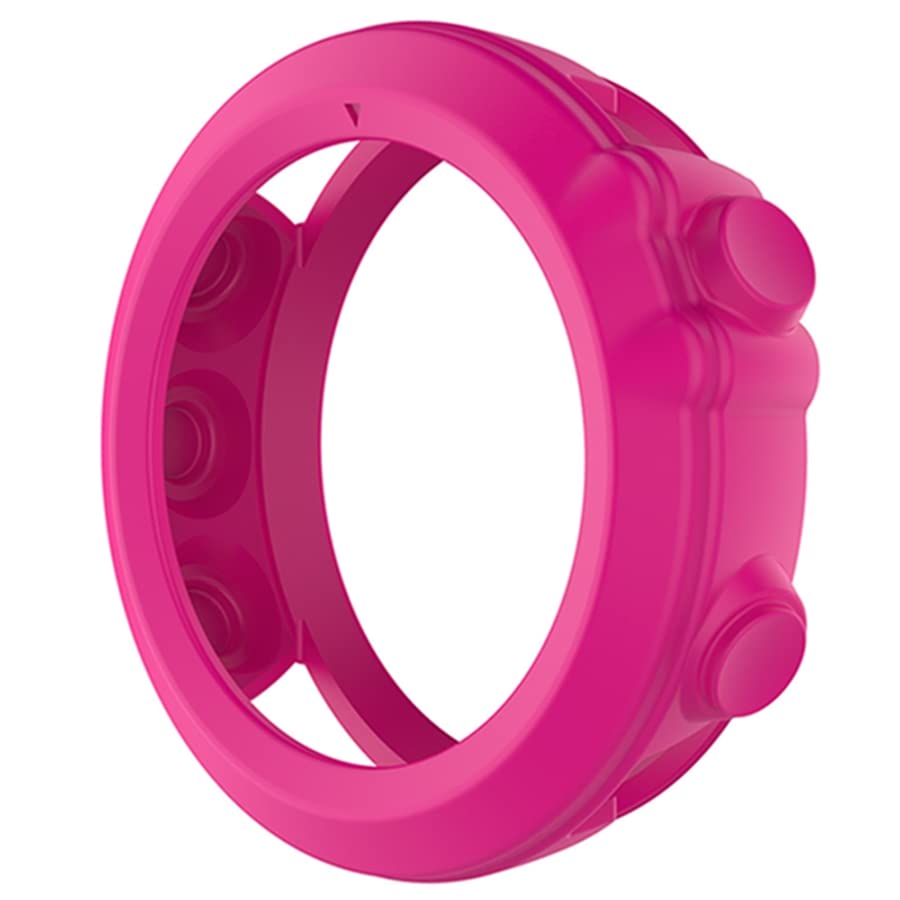Étui de protection Garmin Fenix 3 HR antichoc silicone souple flexible rose rouge