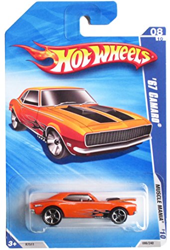 Hot Wheels Muscle Mania Camaro 67 Naranja 2010