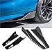 MZGDONGF 2 Pcs Car Rear Bumper Lip Spoiler for Toyota Corolla Rumion 2007-2012 2013 2014 2015, Rear Corner Rear Llip Diffuser Spoiler Side Fin Scratch Protector Car Accessories,Black