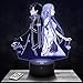 Produktbild LED-Nachttischlampe Sword Art O, Geschenkidee für Teenager, Accessoire Sword Art O Manga Anime Teenager-Jungenzimmer Dekoration Büro geschenkidee für Teenager Weihnachten