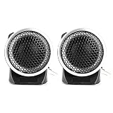 VGEBY 2 Stück Auto-Hochtöner-Lautsprecher, ABS-Silk-Dome-Mini-Hochtöner, 150 W, 92 DB, 12 V, Klarer Klang, Einfache Installation für die Verwendung Im Auto-Audiosystem, Instrumententafel