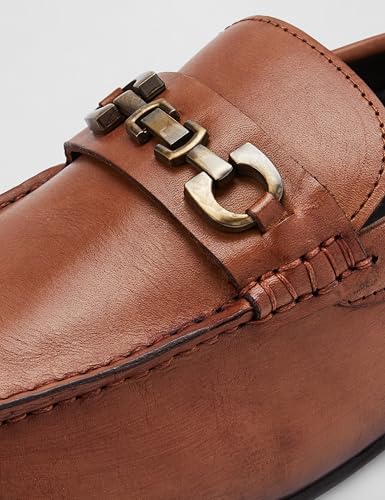 Image of Lee Cooper Men's LC7056E Leather Formal Shoes Tan 42EU