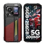HOTWAV Hyper 7 Pro 5G Rugged Smartphone 2025 Android 14,120Hz 2.4K 6.6'' FHD+,36GB+256GB/2TB Telefono Indistruttibile 200MP 4K Video 10800mAh/33W Cellulare Antiurto Doppio Schermo/5G Dual SIM/IP68/NFC