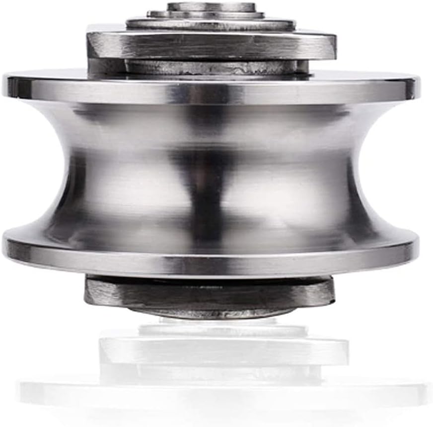 2 inch Roller Bearing U-Groove Pulley Wheel Detachable Heavy-Duty grooved Wheel for Material handling and Movement Fashion : Industrial & Scientific