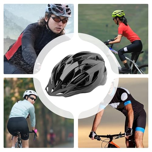 Casco de ciclismo con ventilación ajustable para ruta y montaña en adultos 4