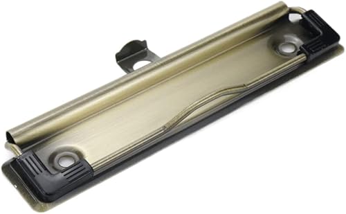Miniatura 10 de 4 clips para portapapeles de 4.72 pulgadas de metal con agarre de goma y agujero para colgar para crear portapapeles de perfil bajo, tablero de