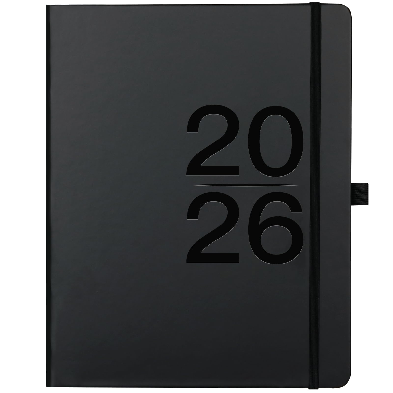 Planner 2024-2025 - Weekly Monthly Planner 2024-2025, JUL 2024 - JUN 2025, 8" x 10", Planner Weekly and Monthly with Weekly Note Page, Hardcover, Pen Loop, Elastic Band, Inner Pocket, Black