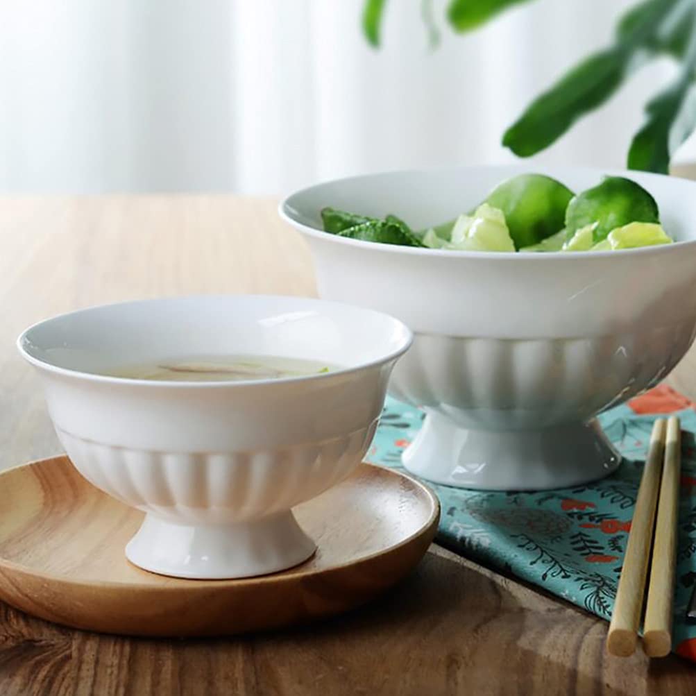 DOITOOL Soepkom met deksel keramiek soepbeker groen Miso soep kom mueslikommen saladeschaal brede schaal soepen fruit dessert pap salade serveerschaal keuken restaurant thuis