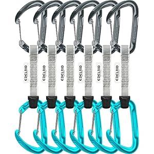 EDELRID Pure Wire Expressset Sixpack Slate-icemint