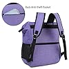 Teamoy Dog Travel Backpack Pet Supplies Tote Bag - Purple