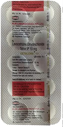 Image of Cetalore-10 - Strip of 10 Tablets